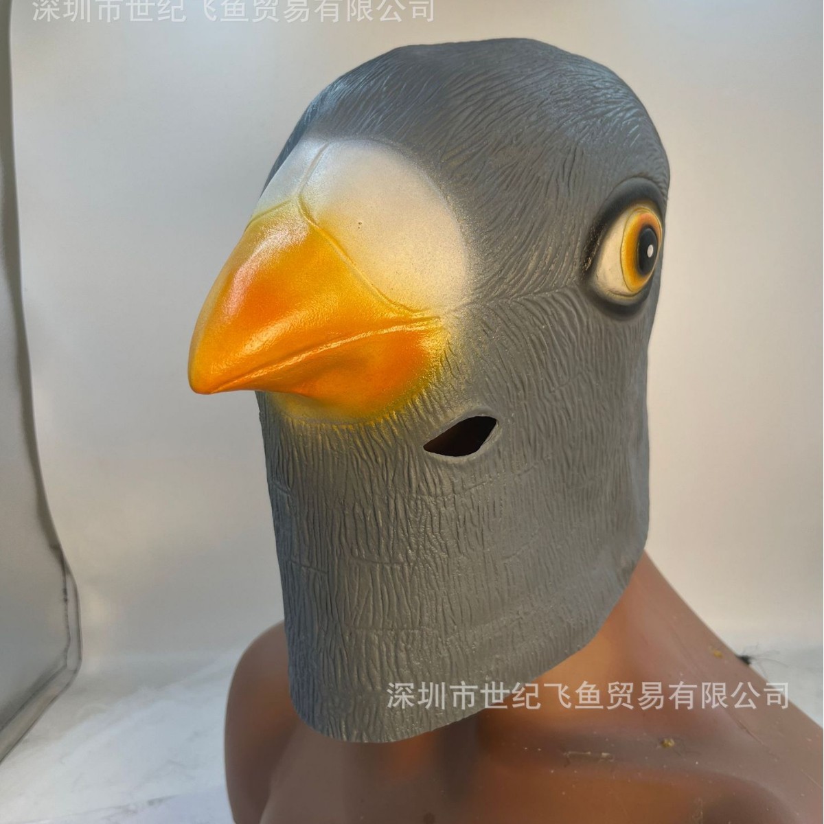 Máscaras de paloma látex pájaro tocado Halloween accesorios divertidos y extraños Cosplay animal tocado fábrica en stock