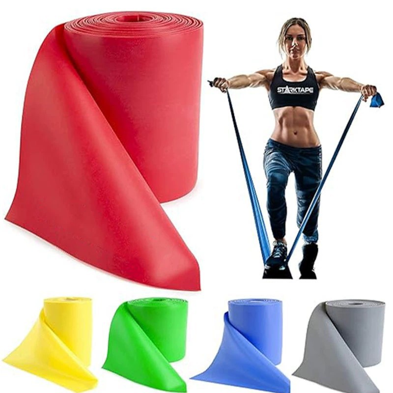 Elastic Band Manufacturer Directly Supplies Yoga Tension Band Stretching Band Fitness Resistance Band Tpe Material Training Stretching Band