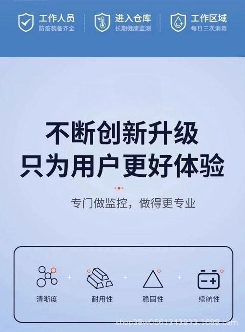 Wireless Home Surveillance Camera with Mobile Phone Remote Monitoring, High Definition WiFi Monitor, No Power Plug Required, Network Smart Digital Camera