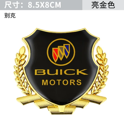 car body window wheat ear | Other Automotive Exterior Supplies - buick-large-side-label-golden-one-pack