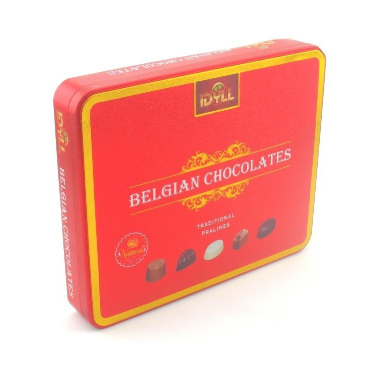 长方形铁盒 巧克力包装礼盒 高档铁盒包装生产厂家  制罐厂家