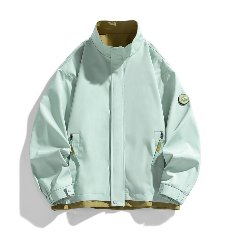 Chaqueta de primavera y otoño tendencia de moda masculina nueva chaqueta casual juvenil japonesa cuello suelto chaqueta de pareja al aire libre hombre