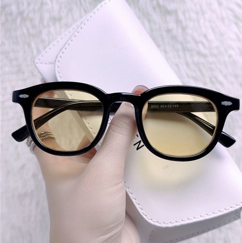 Sunglasses for Men with Rice Dots, New Style UV Protection Sunglasses for Women, Personality Street Style Round Retro Sunglasses