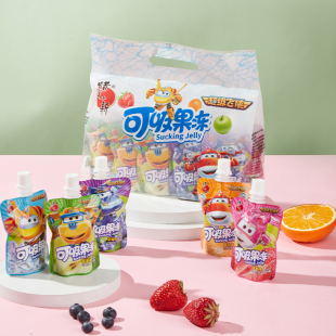 Crayon Shin-Chan 680g Super Wings Suckable Jelly Konjac Jelly Refreshing Children's Casual Snack Gift Pack