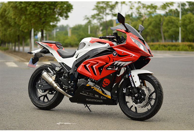 Baodiao Rr Large-Displacement Motorcycle Sports Car, Dual R400Cc Water-Cooled Road Racing Heavy Motorcycle, Fuel Vehicle Can Be Registered