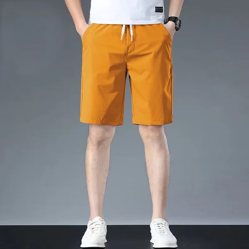 24 colores personalizados logotipo japonés pantalones cortos para hombres de verano delgados deportivos casuales sueltos ventilados para hombres
