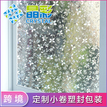 晶彩3D无胶静电玻璃贴膜浴室磨砂窗花贴纸透光不透明可做跨境12#