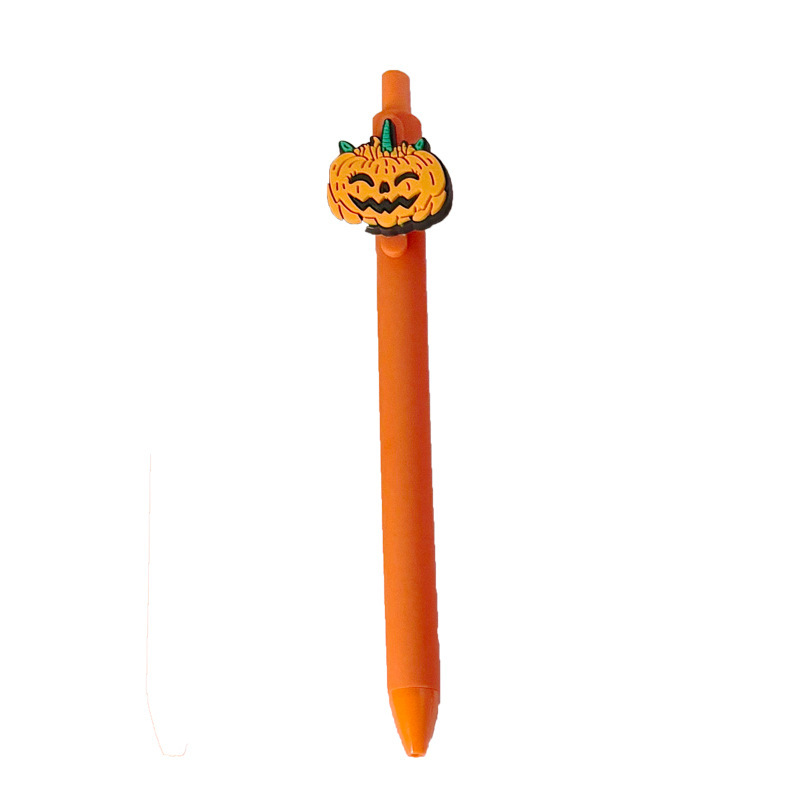 クロスボーダー新しいハロウィンボールペン PVC ソフト接着剤パッチボールペン学生ライティングギフトペン広告ペン|undefined