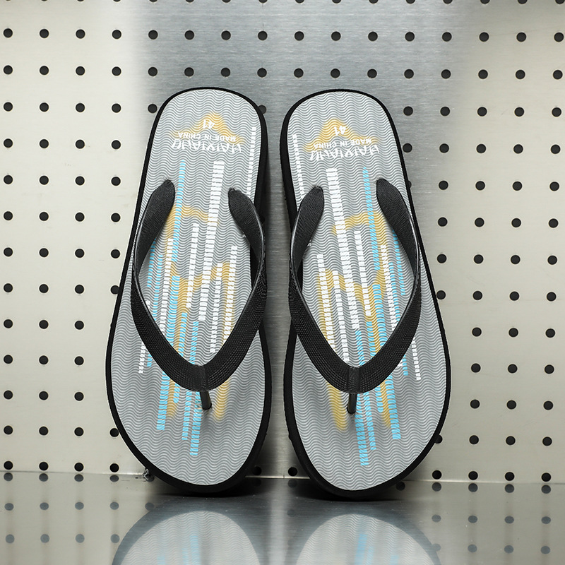 Zapatillas transfronterizas, verano antideslizante para hombres, sandalias y zapatillas personalizadas, chanclas de playa, sandalias casuales tailandesas