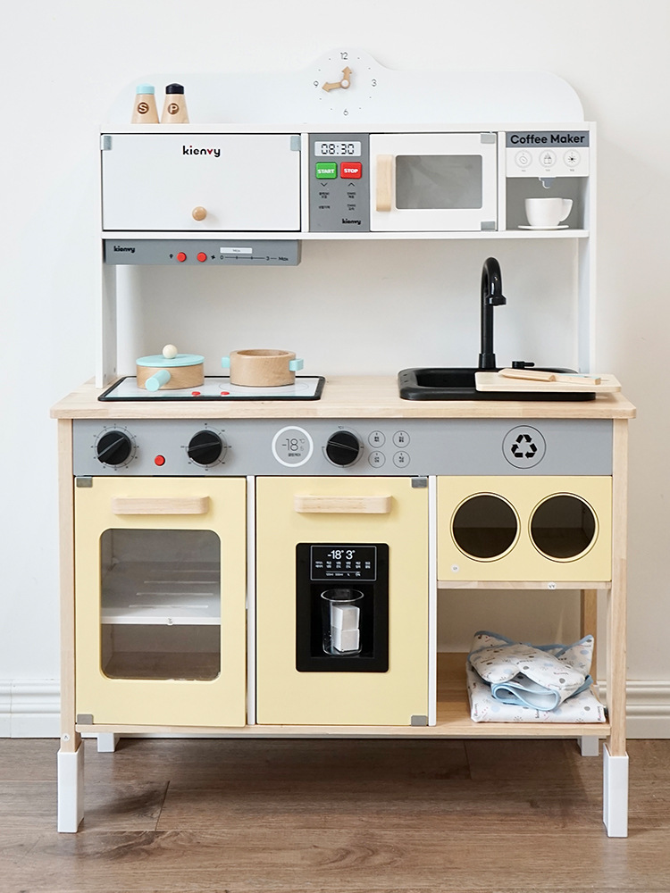 Cocina multifuncional de cocina de cocina de cocina de cocina de cocina de cocina de cocina de cocina de madera de cocina de luz de sonido de agua de madera