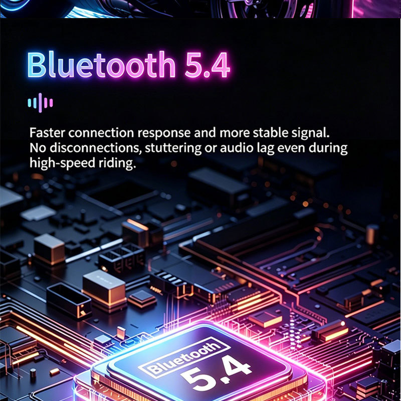 Cross-Border Foreign Trade Helmet Bluetooth Headset, Helmet Bluetooth Intercom Headset, Full-Face Helmet, Half-Face Helmet, Motorcycle Riding Stereo Headset