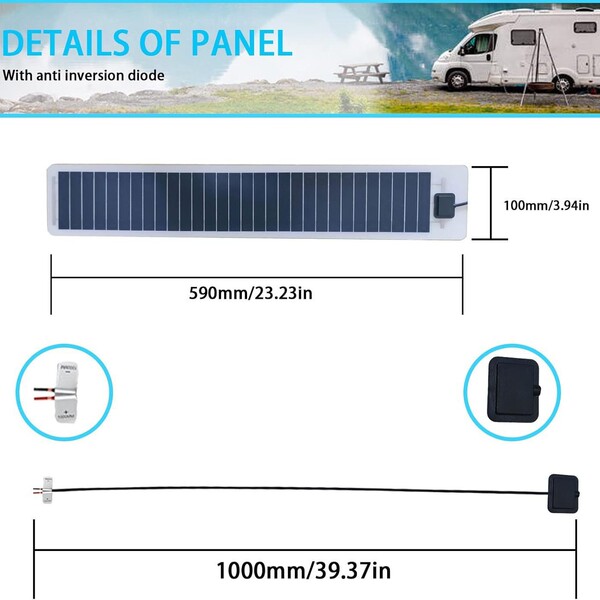 Battery solar-powered