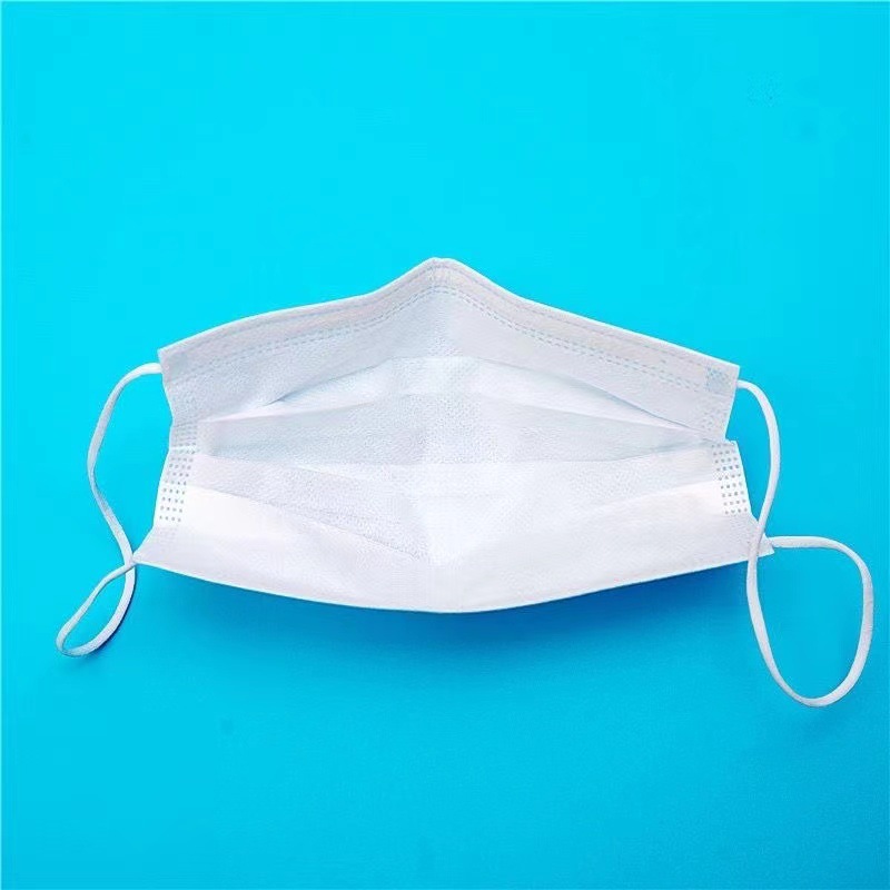 【Banda plana que no daña los oídos】Mascarillas desechables para adultos, de tres capas con material moldeado por calor, venta al por mayor en stock, protección solar, protección con banda plana. image 8