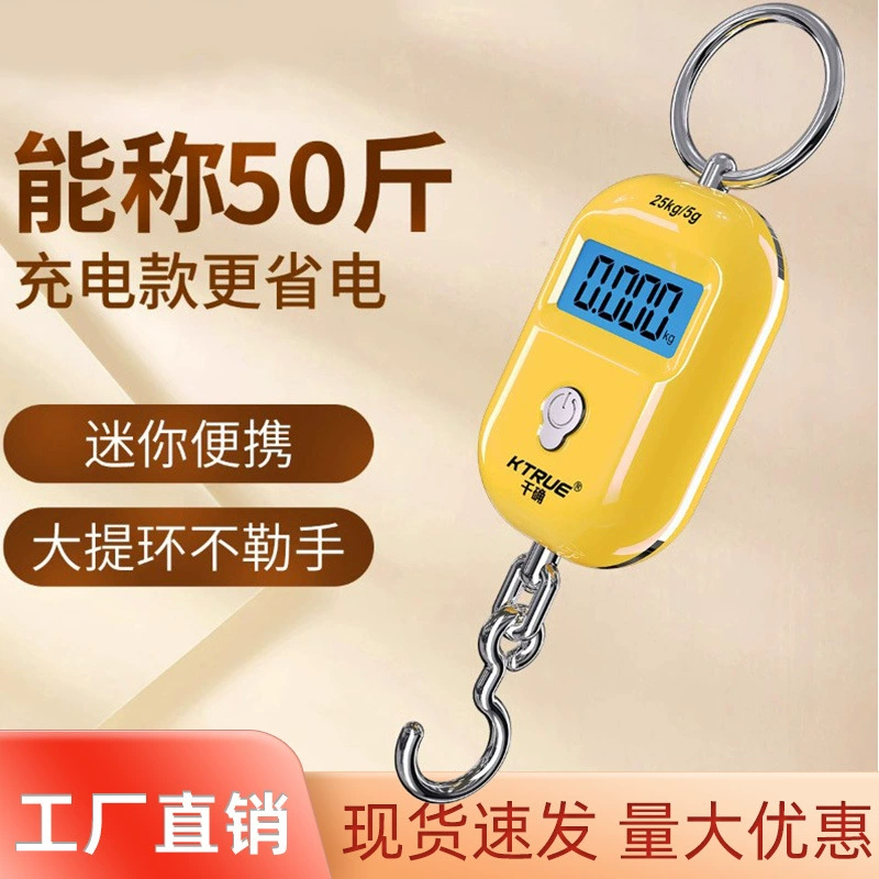 2025 новых миниатюрных цифровых весов высокой точности, домашние весы-сумочка, пружинные весы, весы для багажа