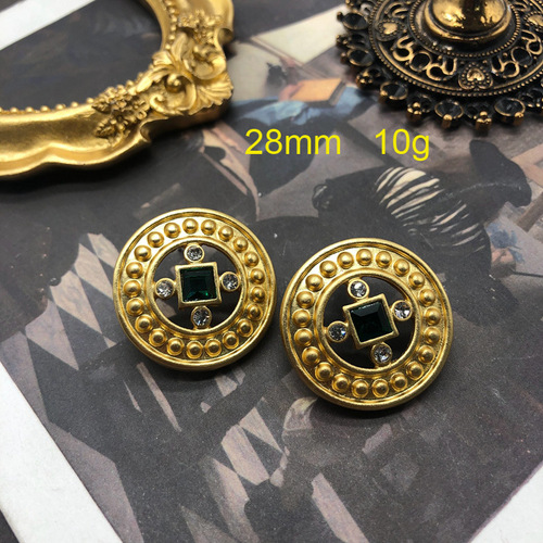 Western Medieval Heavy Industry Necklace Bracelet Retro Engraved Pattern Diamond Glaze Niche Design Necklace Bracelet Set