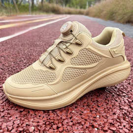 户外训练徒步登山鞋轻便休闲军训跑步鞋自动扣男鞋防滑防刺穿劳保