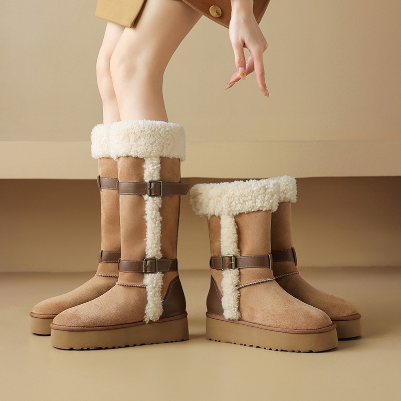 High boots platform