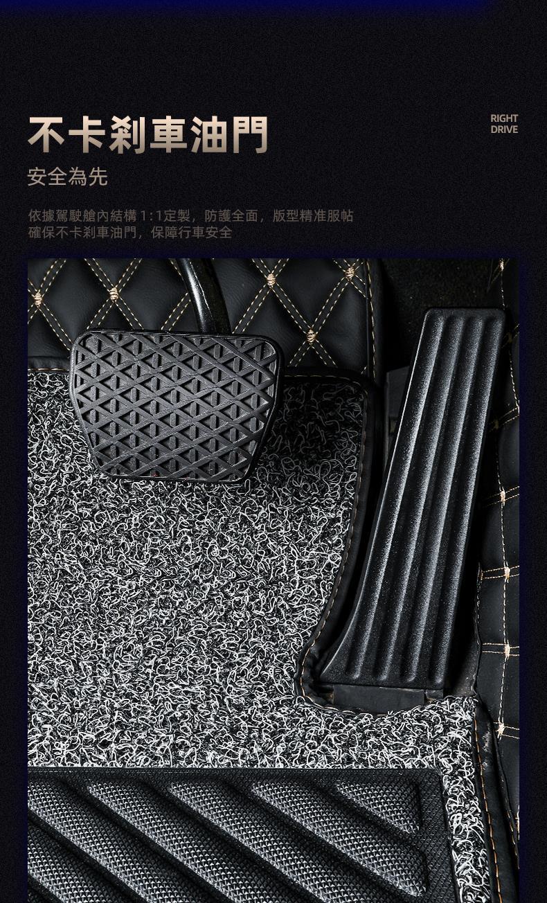 Right Hand Drive Car Floor Mats Carpet Full Set