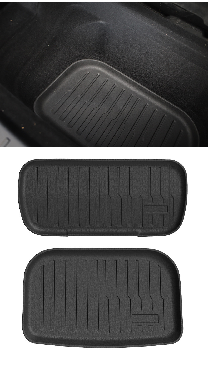 Suitable for Tesla trunk mat Model Y/YL/3 new version six-seater front and rear trunk mat full waterproof accessories