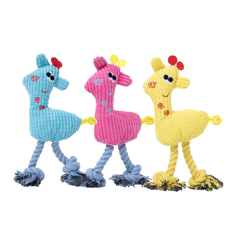 Прямая продажа мягкой игрушки для собак, издающей звуки при жевании, прочные жевательные принадлежности для животных.