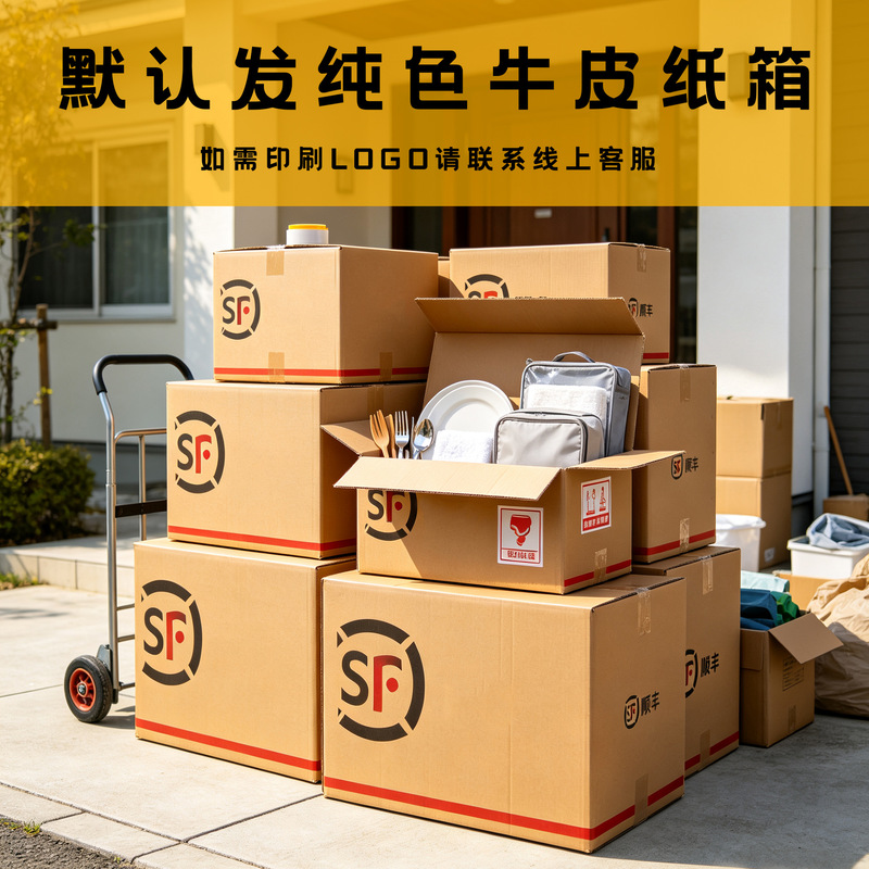 SF Express cardboard box s1234f56 square packing box wholesale postal square cardboard packaging box manufacturer