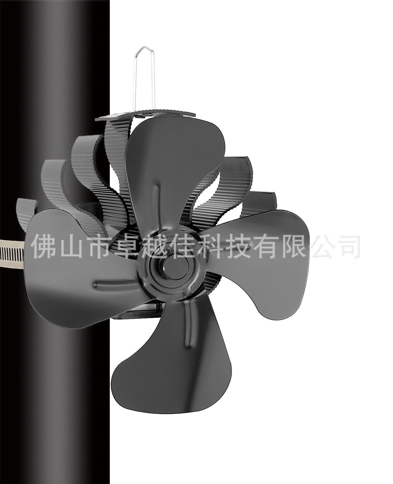Thermal power fireplace fan new indoor air circulating fan card hoe