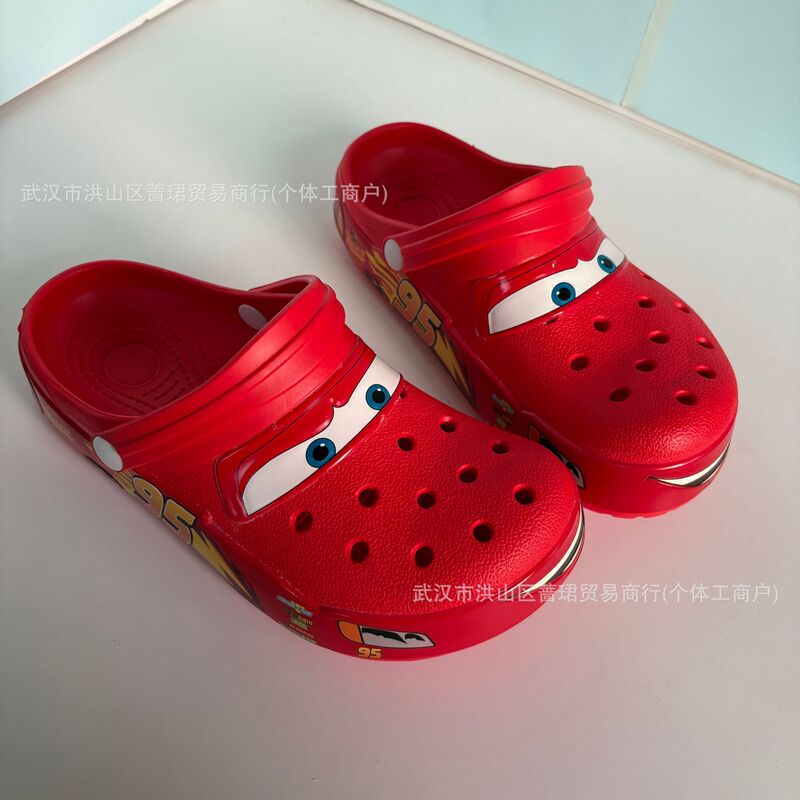Crocs Clogs Mcqueen 95 Car-Themed Adult Unbranded Shoes Beach Shoes Breathable Non-Slip Sandals Crocs Clogs Mcqueen 95 Car-Themed Adult Unbranded Shoes Beach Shoes Breathable Non-Slip Sandals