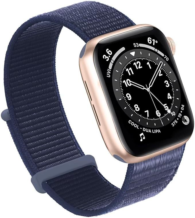 Suitable for apple Velcro double-loop nylon strap iwatch987 smartwatch strap undefined