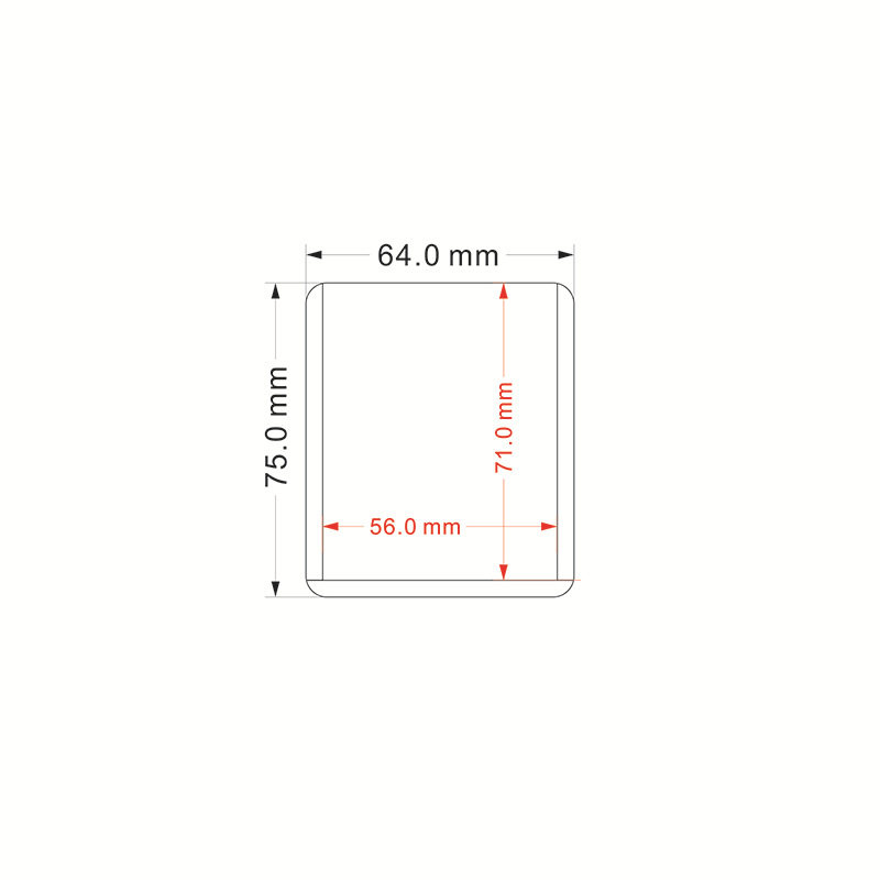 Laminasi-vertikal (diameter luar 64×75mm)