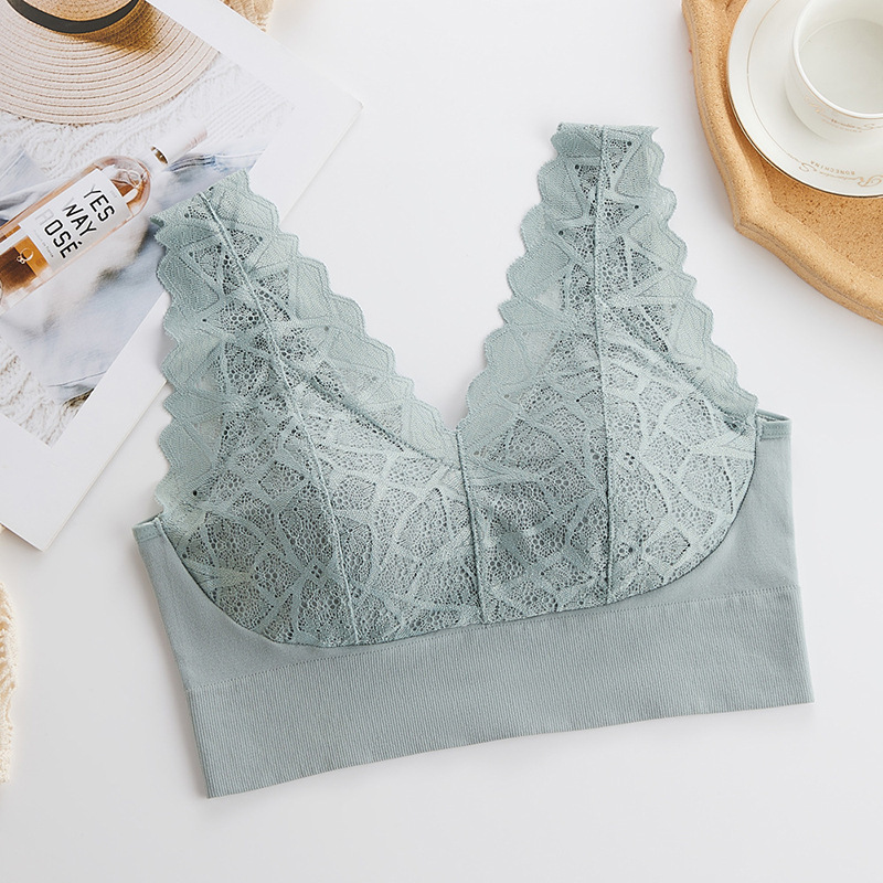 [Special Offer] Spring/Summer Lace Backless Bra Large Size Sexy Wireless Anti-Exposure Breathable Comfortable Underwear