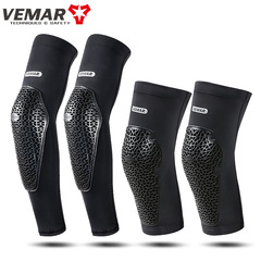 摩托車護腿冰袖騎行護具男女機車護肘護膝防摔透氣夏防曬冰爽套袖