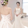 鱼尾迎宾结婚法式婚纱