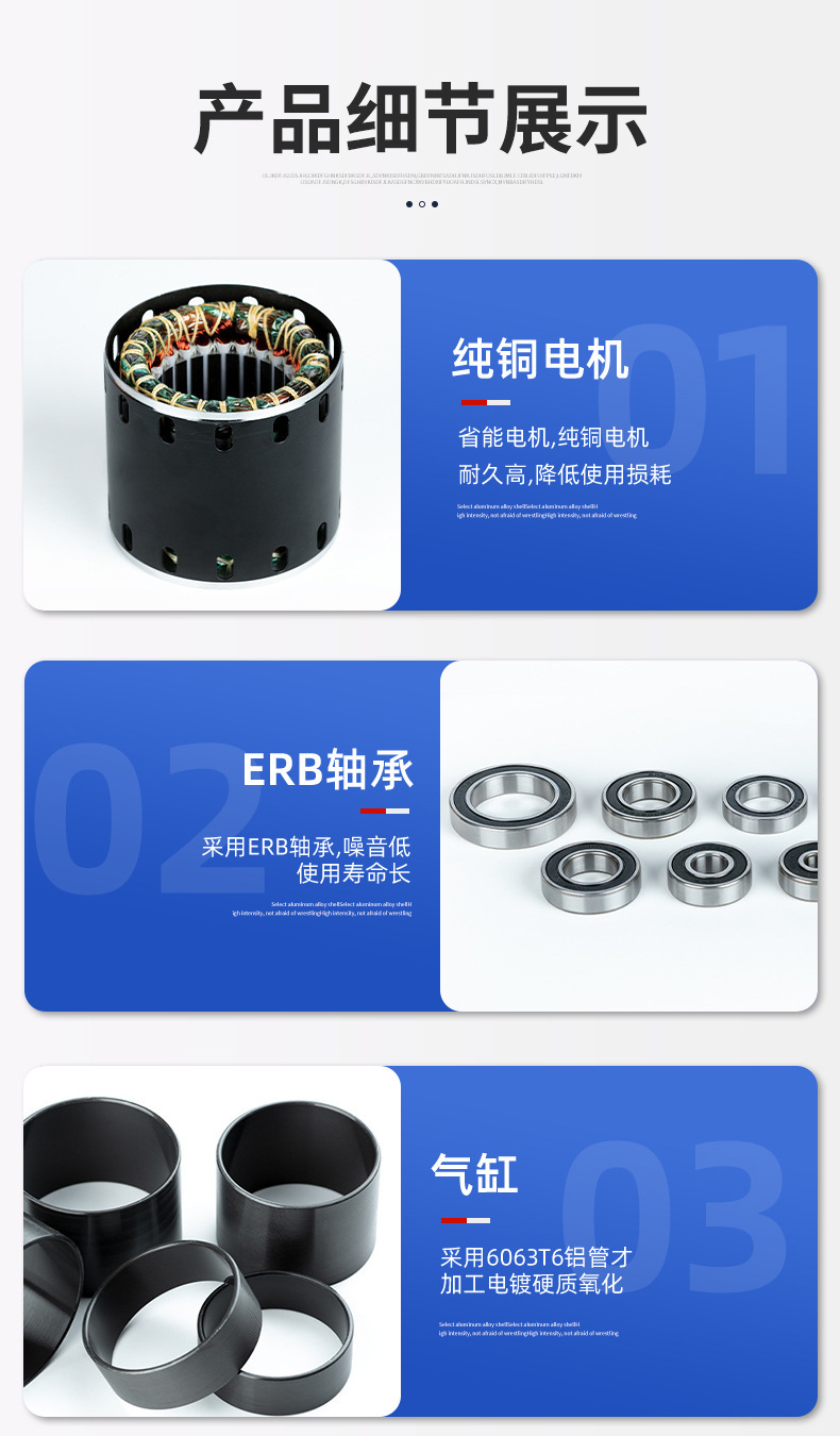 Jinsui Technology 12V24V48V72V Vehicle-Mounted Dc Compressor Silent Oil-Free Micro Air Pump Small Air Compressor