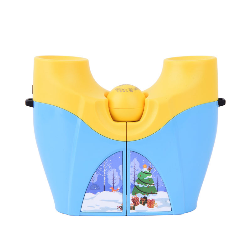 跨境热销 10×22多色清高倍夜视双筒望远镜便捷小巧儿童望远镜