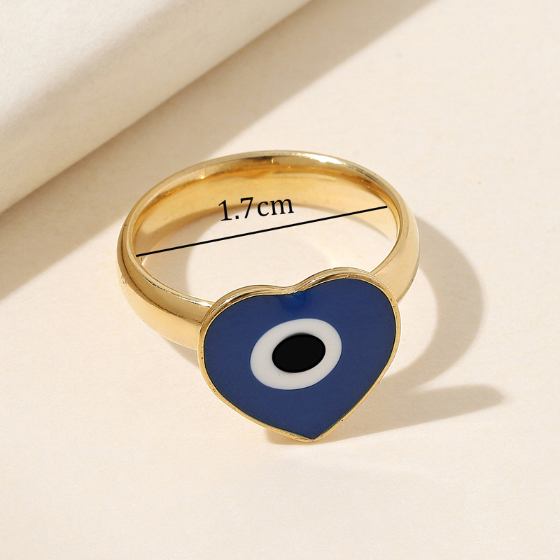 1 Piece Quantity Holiday, Daily Occasion 201 Stainless Steel Material Wholesale Jewelry Simple Style Heart Shape 201 Stainless Steel Plating Rings