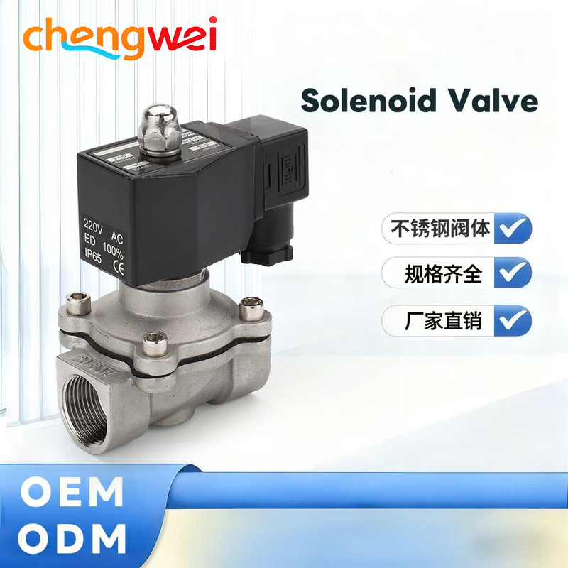 Electromagnetic Control Valve Outdoor Waterproof Stainless Steel Solenoid Valve Water Pipe Switch Valve 24V Water Valve Normally Closed Solenoid Valve