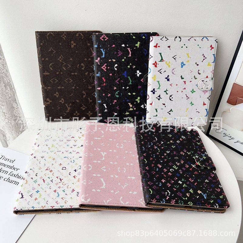 Big Brand Leather Apple iPad Protective Case Pro12.9 Air13 Pro11 10.9inch Mini6 Protective Case