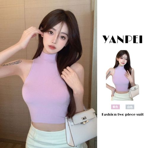 Trendy Sweet & Spicy Sexy Off-Shoulder Cami Top for Women—Perfect Summer Staple as a Stylish Inner Layer or Outerwear Option