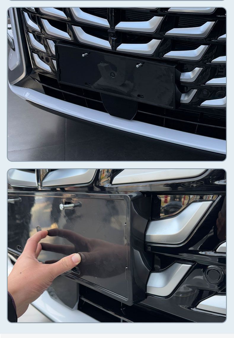 Suitable for 2025 Denza D9-Dmi License Plate Frame New Energy Full Edge License Plate Frame Green License Plate New Regulations