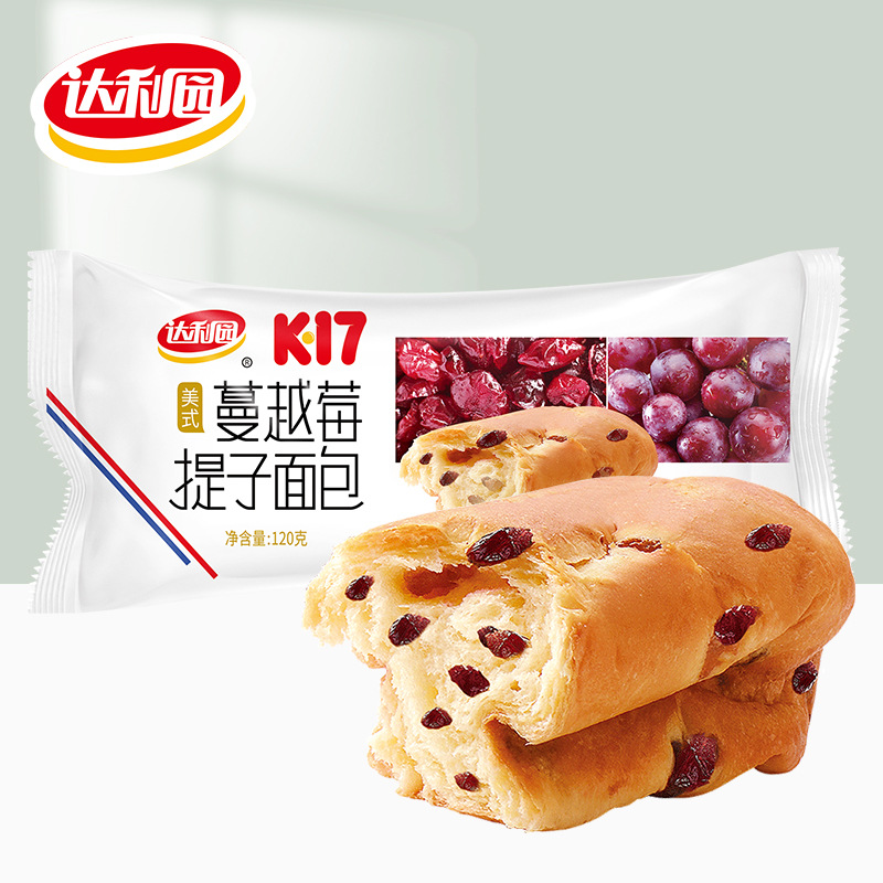 达利园蔓越莓提子面包早餐糕点休闲零食批发