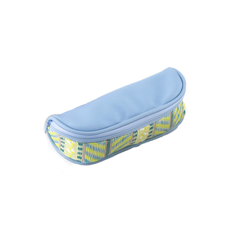 Estuche para lápices simple y de gran capacidad Bolsa de papelería con cremallera para estudiantes estilo ins japonés y coreano Bolsa de almacenamiento portátil multifuncional Bolsa de almacenamiento