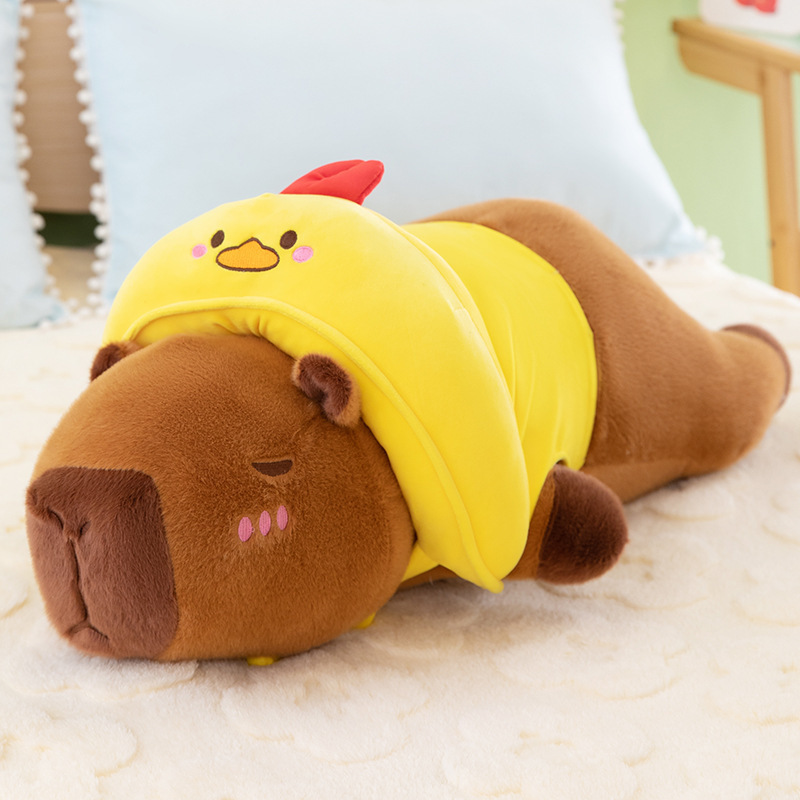 新しい変身カピバラぬいぐるみカピバラロング枕女の子ベッド枕ギフト卸売|undefined