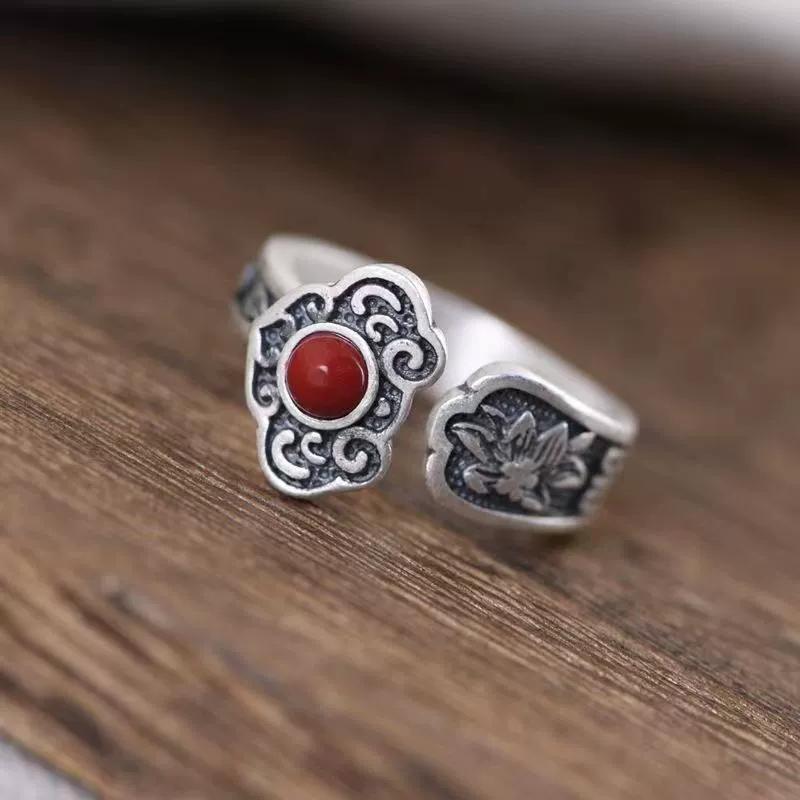 Retro fashionable ethnic ring, ethnic style