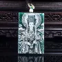 天然冰种双面妈祖挂件