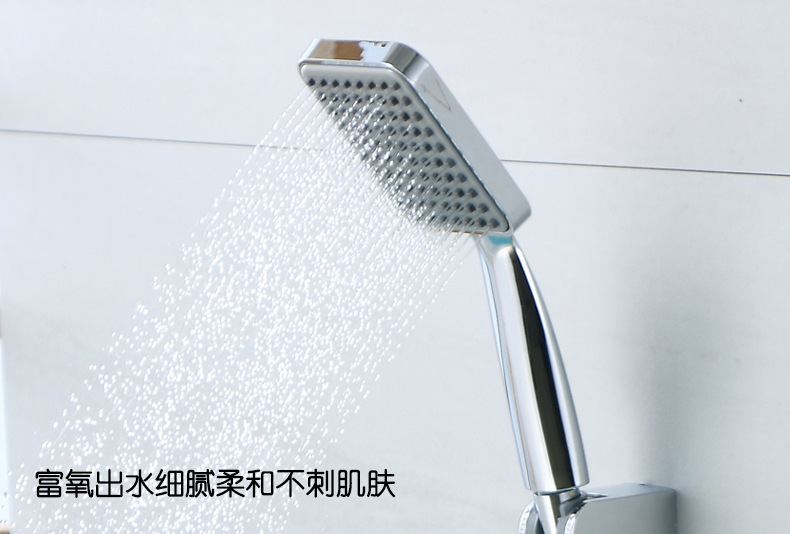 All-copper bathroom cold and hot constant temperature mixing valve, simple temperature control shower faucet, wall-mounted bathtub shower head set undefined