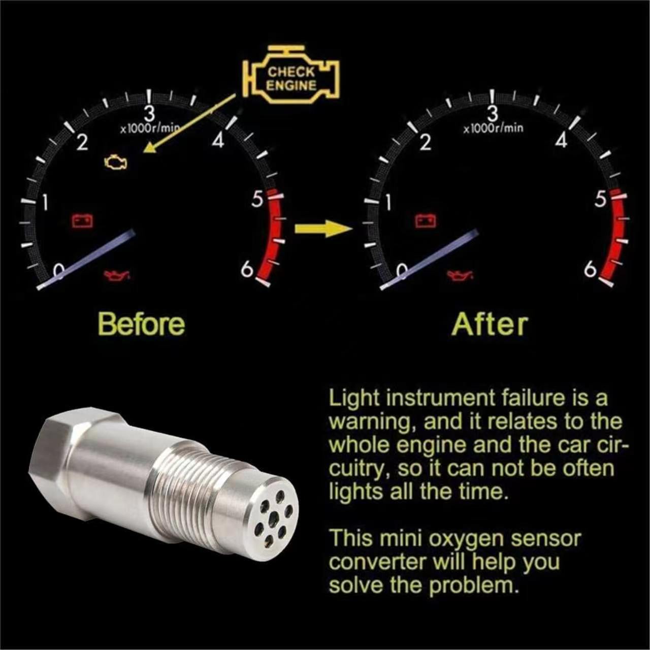 Cross-border exclusive supply of stainless steel car sensors, universal car parts, corrosion-resistant filters, and catalytic converters