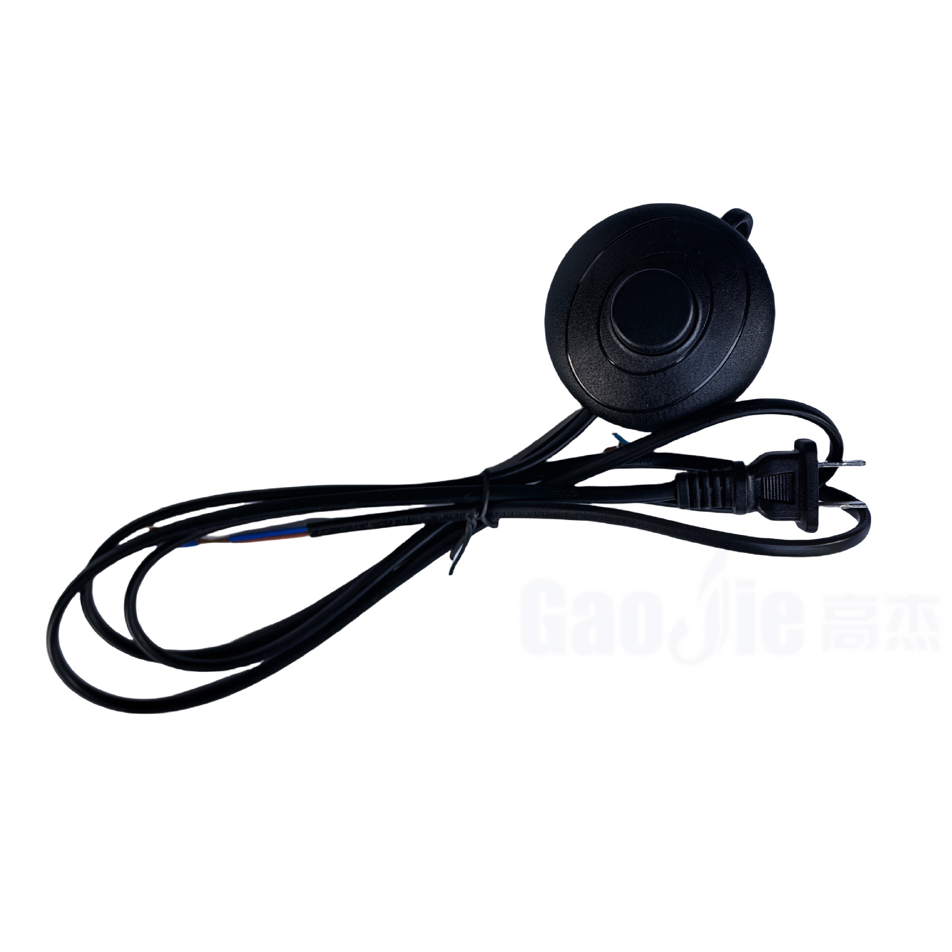 厂家供应国内国标认证台灯插头落地灯线插头线脚踏开关线1.8米