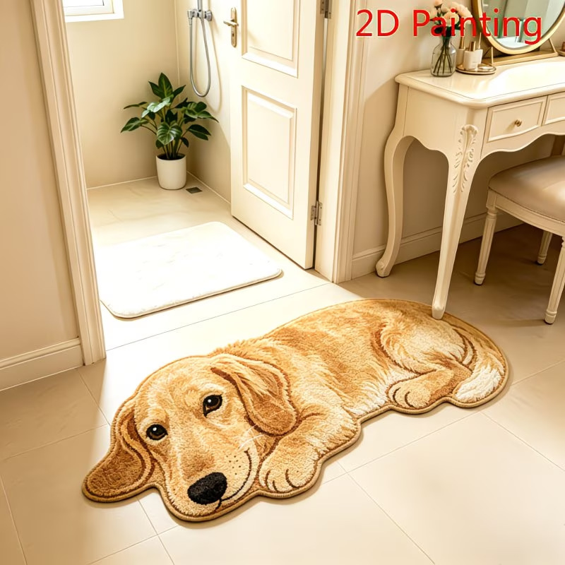 Transfronterizo tigre imitación de alfombra de cachemira suave sofá mesa de té alfombra de cama casera ventana flotante aislante alfombra de pies fríos