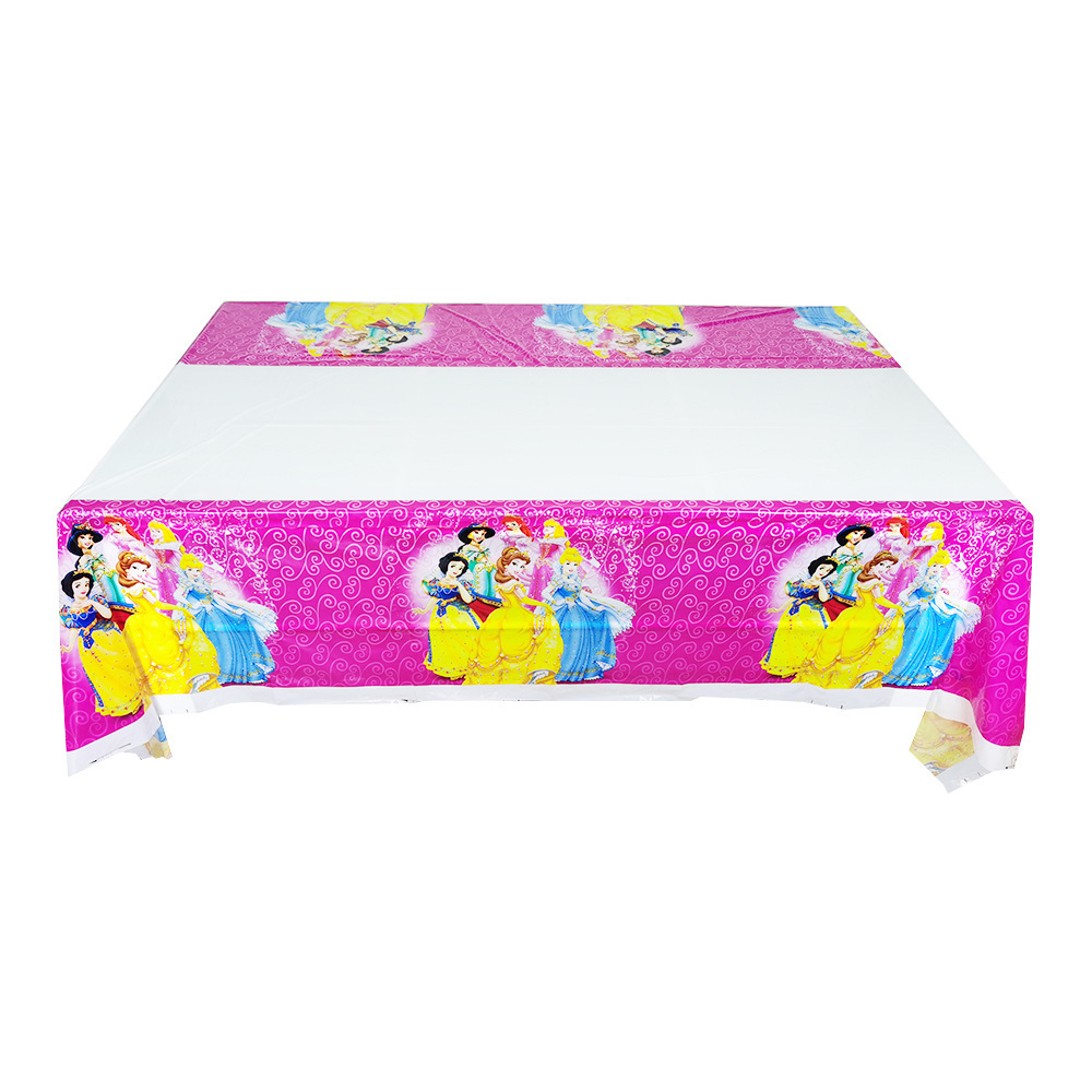 Transfronterizo seis fábricas de cumpleaños de la princesa Placa de papel de dibujos animados de los niños taza de papel vajilla Sofía decoración traje