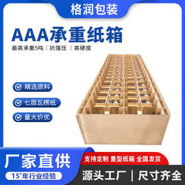 格润源头厂家高耐破抗压异形纸箱家具仪器新能源物流AAA重型纸箱